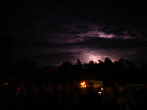 Heat Lightning over FloydFest